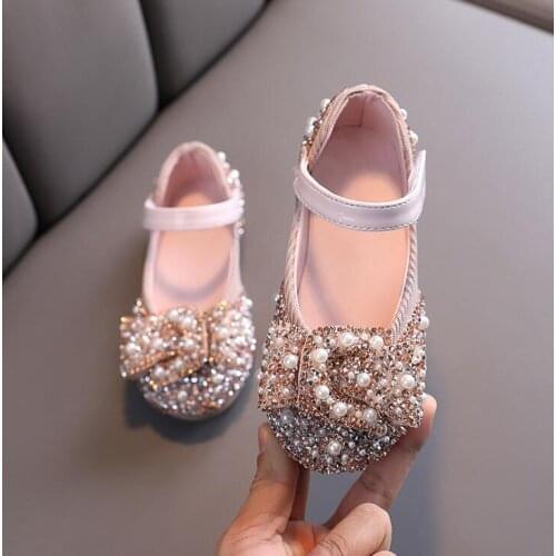 Pu Leather Girls Sandals New Summer Princess Sandals With Star Children Anti-skid Beach Shoes For Girl Size 27-36