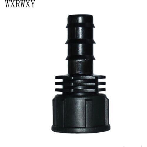 Wxrwxy Female connector 1/2 Threaded connector 3/4 barbed 20 PE garden hose fittings Irrigation hose fittings 2 pcs