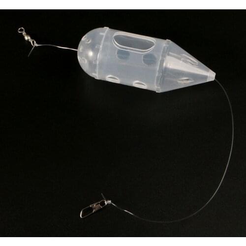 1PC New Small Bait Cage Fishing Trap Basket Feeder Holder Catcher For Angler X3UA