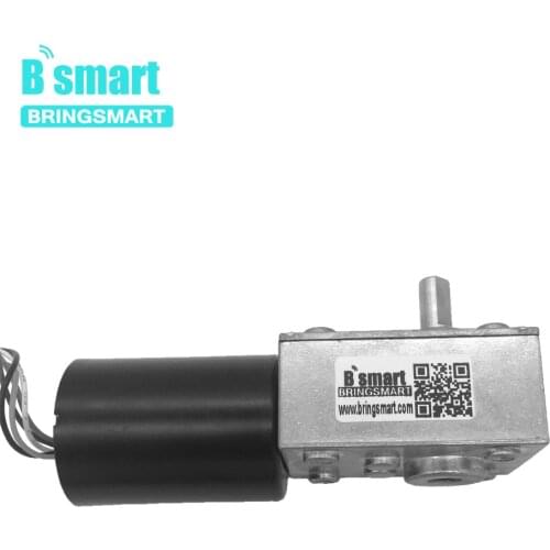 Bringsmart Brushless DC Worm Gear Motor 5840-3650 DC 12V 24V BLDC With Self-locking Braking Gearbox 8-470rpm Elecric Motor