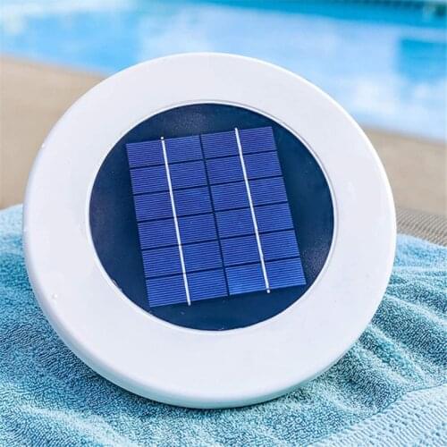 Solar Pool Ionizer Solar Powered Pool Clarifier Automatic Pool Cleaner & Pool Ionizer for All Pools Cleaning Tool SCVD88
