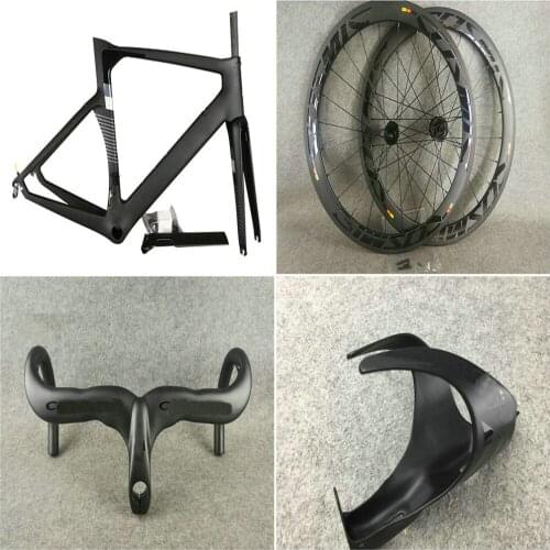 BOB Concept Carbon Road Frame 50mm wheelset BOB Carbon Handlebar Bottle Cages V3RS C64 frame 16 Colors