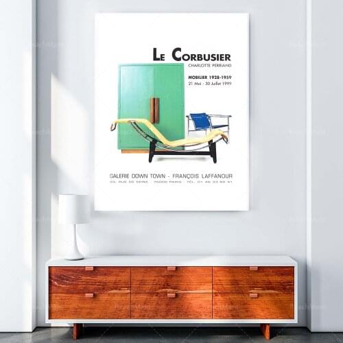 Le Corbusier + Charlotte Perriand | Furniture Exhibition Poster