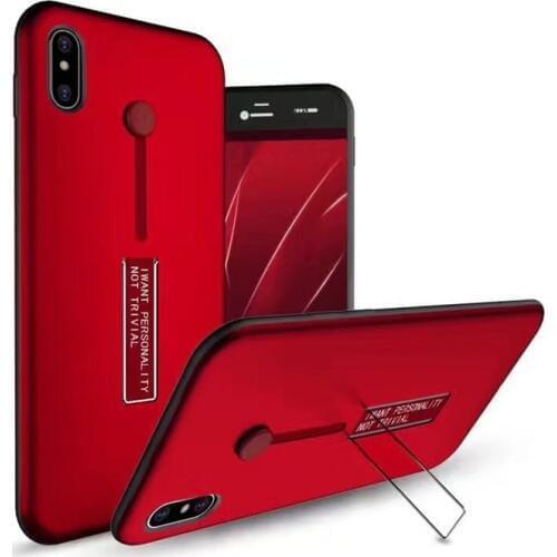 Fashion Bracket Finger Ring Phone Case For iphone X 8 7 6 6S Plus Cases Kickstand Back Cover Holder Coque for iphone XR XS MAX