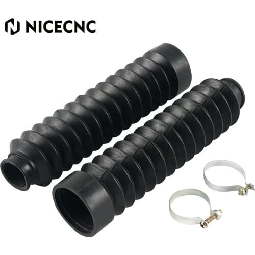 Motocross Front Shock Fork Boots For Honda XR100R 1985-2003 CRF100F 2004-2013 CRF125F 2014-2016 XR 100R CRF 100F 125F Black
