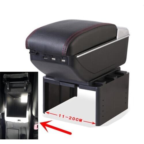 For Mitsubishi Lancer Sportback armrest box central Store content box with cup holder ashtray Generic model