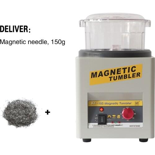 Manufacturer!! KT-185 110V/220V Magnetic Tumbler Jewelry Polisher Finisher Finishing Machine, Magnetic Polishing Machine