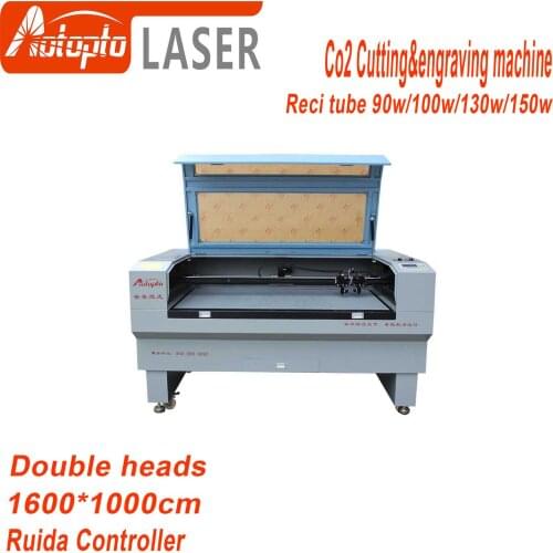 Reci tube w2-w8 1600*1000 Co2 laser cutting&engraving machine for wood MDF Embroidery Fabric Acrylic cloth textile and so on