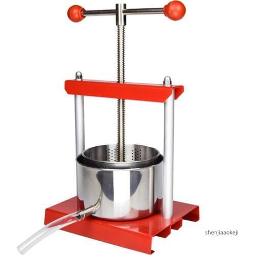 Manual juice pressing machine Home stainless steel juicer self-brewing grape wine press machine Manor Fruit ferment presser 1pc