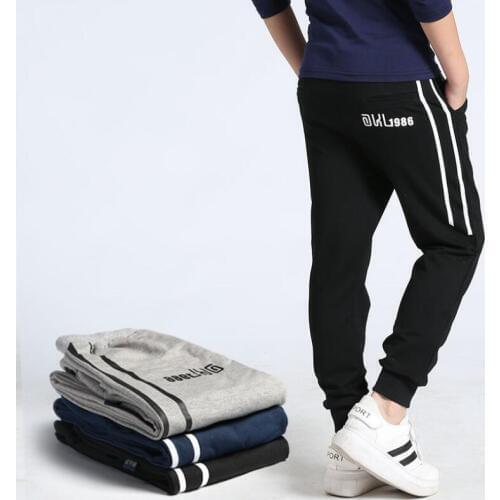 Boys Sweatpants kids autumn spring sport trousers boys casual pants children outwear 4-13Y child outwear teenage sports trousers