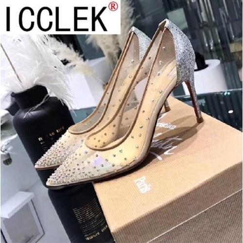 Sexy New Shoes Woman High Heels Pumps Sandals Fashion Ladies Increased Stiletto Super Peep Toe Summer Shoes 35-43