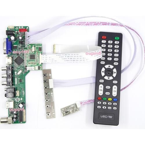 TV56 HDMI VGA LCD LED EDP Controller board kit For 15.6" N156BGE-E31/N156BGE-E32 1366X768 Screen