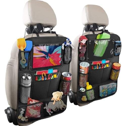 Universal Car Seat Back Organizer Multi-Pocket Storage Bag Tablet Holder Automobiles Interior Accessory Stowing Tidying