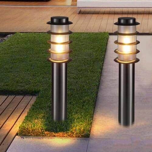 12W Waterproof Garden Pathway Landscape Light Stainless Steel Villa Hotel Park Street Lamp Outdoor Coutyard Door Bollard Light
