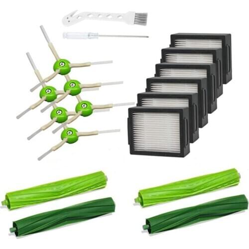 High Efficiency Edge-Ing Brushes Replacement Parts, for IRobot Roomba I7 I7+/I7 Plus E5 E6 Vacuum Cleaner Accessorie