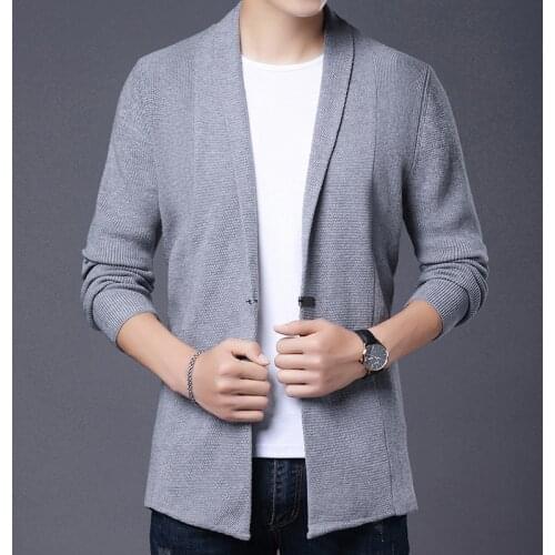 Yeqedu Men's Long Cardigans