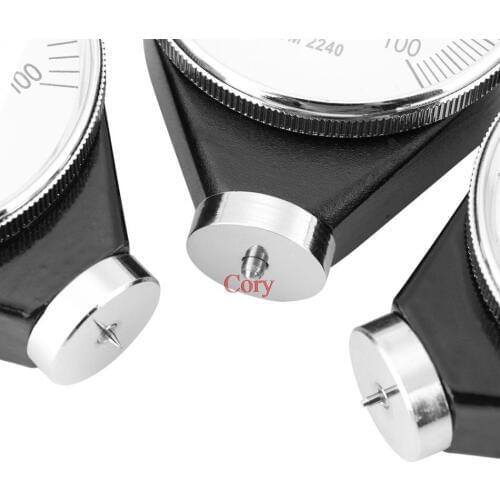 1PC Rubber Hardness Tester Shore Type A/O/D Rubber Tire Durometer Hardness Tester Meter 0-100 HA 0-2.5 mm Pressure needle trip