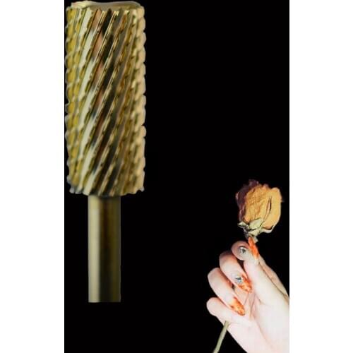 1pcs Carbide Nail Drill Bit -Small Pink & White Bit - C