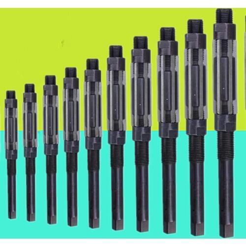 1PC Adjustable Hand Reamer HSS Size Range Alloy Steel Reamer Hand Reamer Machine Cutting Tools (10/12/15/17/19/20/21/23/25/26mm)