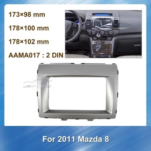 2 Din Car Radio Fascia Auto GPS panel For Mazda 8 2011 Car refitting DVD frame Stereo Installation Dash Mount Audio Frame