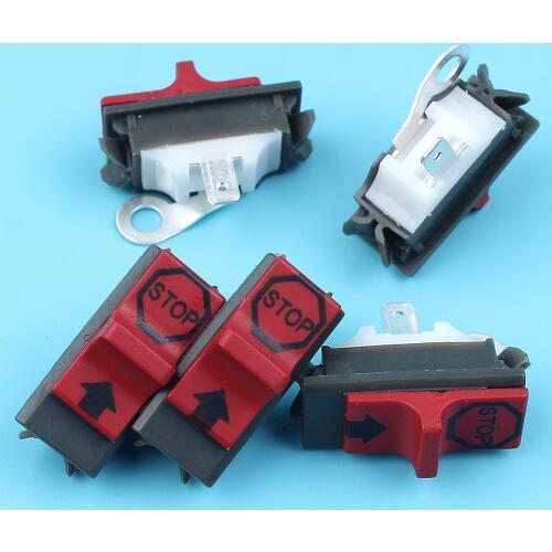 5 x ON-OFF Kill Stop Switch Kit For Husqvarna 136 137 141 142 50 51 55 254 257 261 262 268 272 288 Chainsaw Replace 503 71 79-01