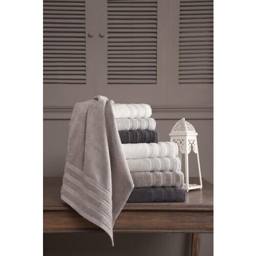 PURE HIGH QUALITY %100 COTTON SPA ,8 TOWEL SET 4 PIECES FACE TOWELS 50X90 CM 4 BATH TOWELS 70X140 CM BEACH TOWEL BATHROOM TOWEL