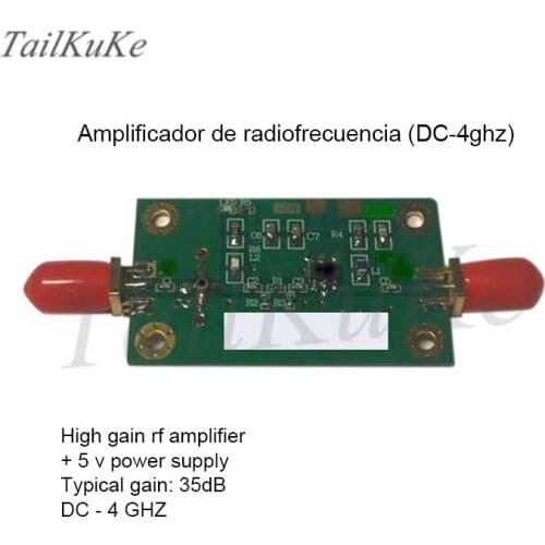DC-4G High Gain RF Microwave Amplifier Signal Amplification SMA Interface 35DB Typical PA1-4