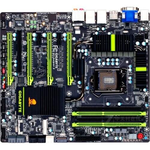 For Gigabyte GA-G1.Sniper 3 Original Used Desktop Motherboard G1.Sniper 3 Z77 LGA 1155 i3 i5 i7 DDR3 32G SATA3 ATX