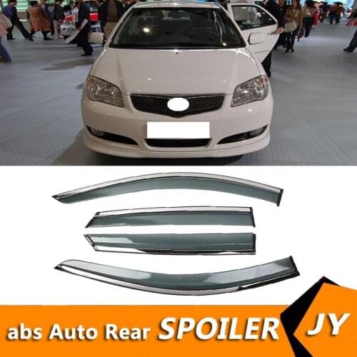For Toyota ViOS 2004-2006 Window Visor Vent Shades Sun Rain Deflector Guard For s Auto Accessories 4PCS/SET