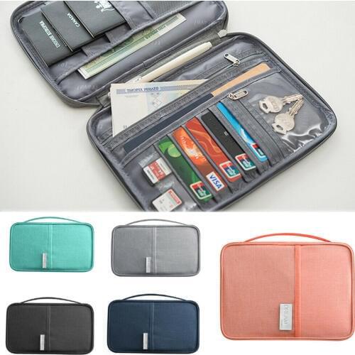 Travel Wallet Family Passport Holder Creative Waterproof Document Case Organizer