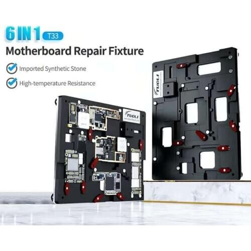 TUOLI 6IN1 Fixture Motherboard Clamp Holder UNIVERSAL CPU For iPhone X XS XSMAX 11 11PRO MAX Logic Board IC Chip BGA Repair Tool