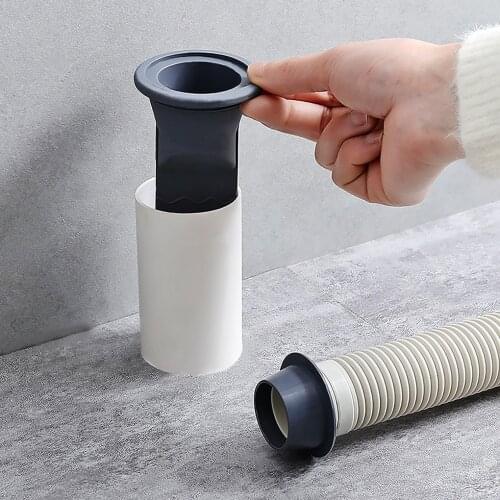 Bathroom Kitchen Sink Drain Filter Anti-odor Sewage Sink Drain Deodorant Silicone Strainer, Dark Grey