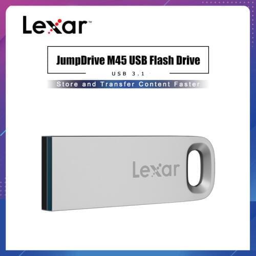 Lexar JumpDrive M45 USB 3.1 Flash Drive 32gb 128gb Up to 100MB/s High Speed Pen Drive 64GB Metal Pendrive Memory Stick U disk