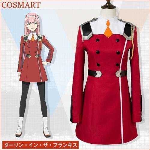 [STOCK]+Stockings Anime Darling in The Franxx CODE 002 ZERO TWO Uniform Halloween Cosplay Costume Party Suit For Women