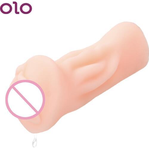 OLO Artificial Vagina Male Masturbation Cup Erotics Aircraft Cup Masturbator Adult Products Sex Toys for Men