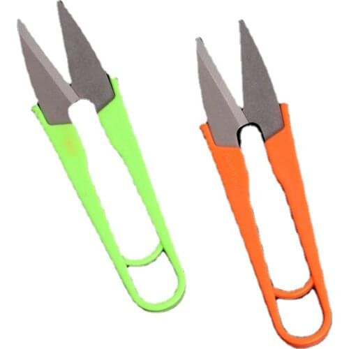 Ceramic U-shaped Knife Cross-stitch Scissors Thread Head Yarn Fish Line Child Food Safety Sewing Embroidery Ceramic yarn shears
