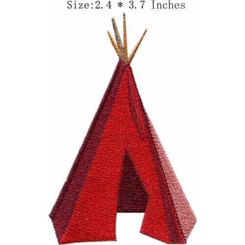 Red color spire 2.4"wide embroidery patch for applique fo/jacket for motor/patch serie a