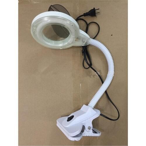 Beauty Pattern Embroidered lamp Cold light Tattoo Shadowless salon Nail mascara 8 times magnifier Magnifying light Beauty light