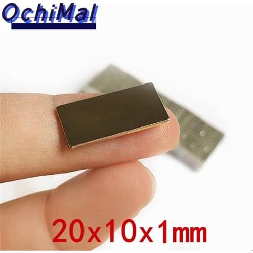 Lot Magnet 20x10x1 N35 Strong mm Square NdFeB Rare Earth Magnet 20*10*1 Neodymium Magnets 20mm 10mm 1mm