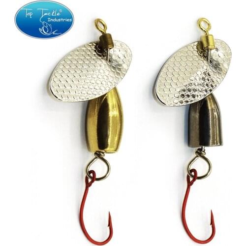 Metal VIB with rotating spoon fishing lure tungsten steel crankbait spinner2.6g 4.8g 6.4g CF LURE Sinking Lures Fishing Tackle