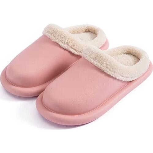 Mens Home Clogs 2020 New Winter Comfortable Slippers Fleece Lining Shoes Soft Woman House Warm Clogs High Quality Short Plush