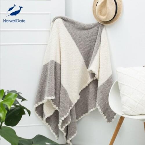 Soft Thicken Plush Blankets and Throws Home Sofa Bed Plane Pile130x160cm Autumn Fall Blanket Wholesale Dropshipping Center