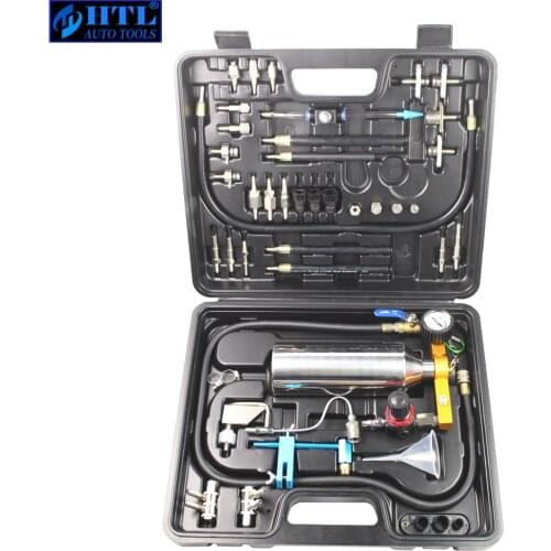 Automotive Non-dismantle Fuel Injector Cleaner Kit and Tester with Case for Petrol EFI Throttle Petrol Cars, 750ML Tank, 145PSI