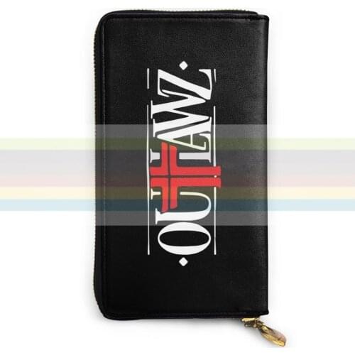The Outlawz Hip Hop New mens and womens smart leather wallet credit card bank card bag. Long mobile wallet