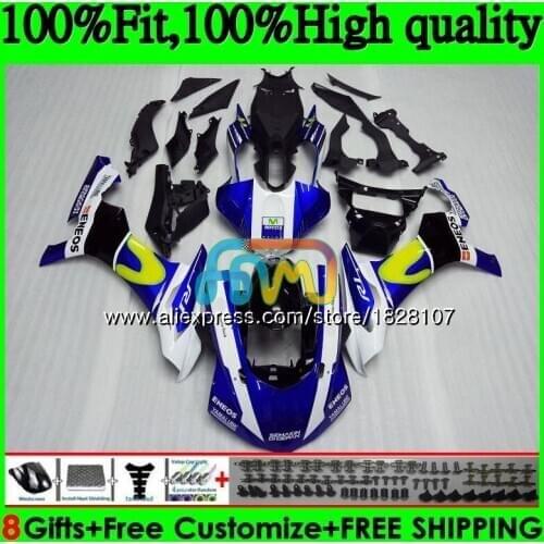 OEM Injection For YAMAHA Movistar Blue YZF R1 1000 YZFR1 15 16 17 129BS.3 YZF-1000 YZF R 1 YZF1000 YZF-R1 2015 2016 2017 Fairing