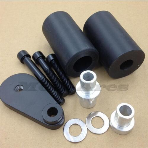 Details about XH 2003-2005 Yama YZF R6 2006-2009 R6S BLACK No Cut Frame Slider Protector