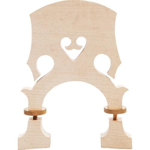 Adjustable Solid Maple Bass Bridge for 3/4 Double Bass Accessory