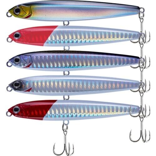 10g/14g Fishing Lure Pencil Sinking Baits Artificial High Quality Fishing Accessories with Blood Tank Hook Hot