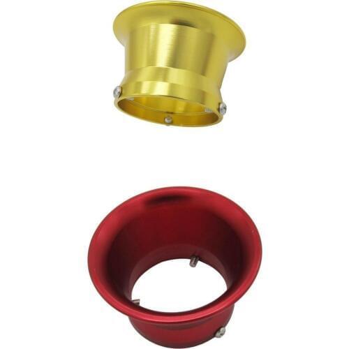 50mm Air Filter Interface Cup For 24/26/28/30mm Motorcycle Carb Red Gold