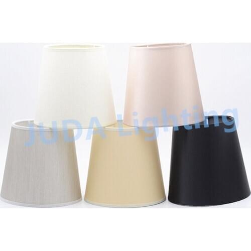 Lamp Covers Lamp Shades for led chandeliers pendant light crystal lamp wall light cover iron with cloth jacket Cone shaped cover